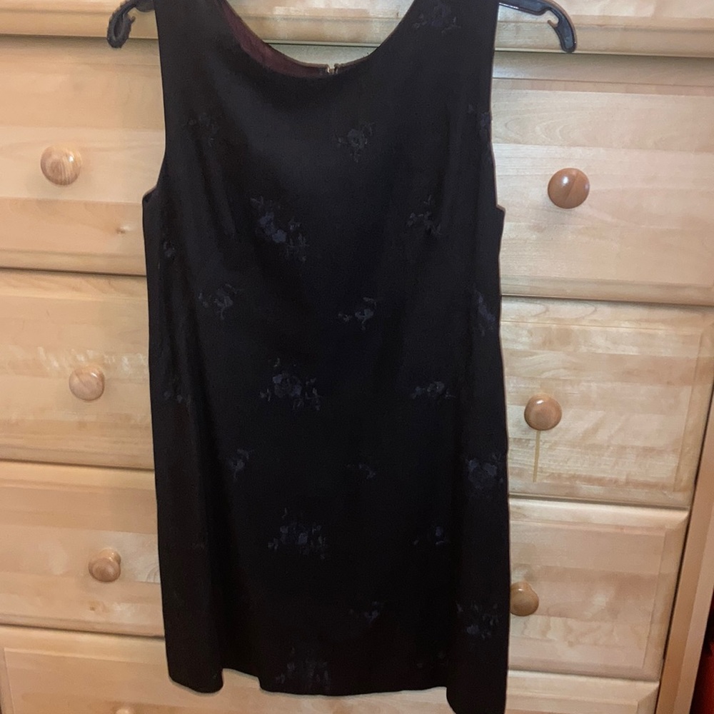 Black linen dress - Parallel